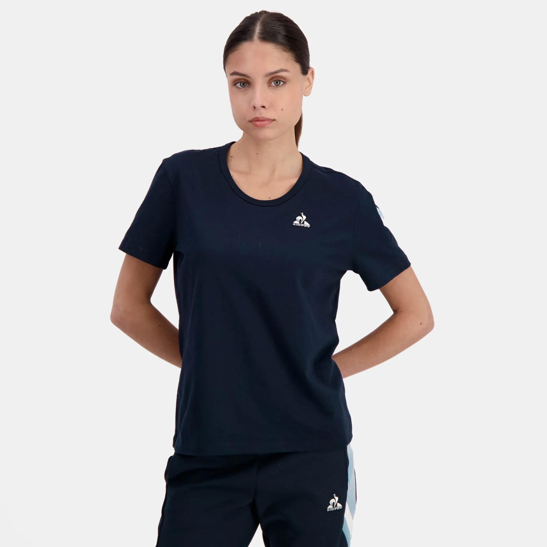 Outlet Le Coq Sportif HéritageT-shirt Femme Skycaptain