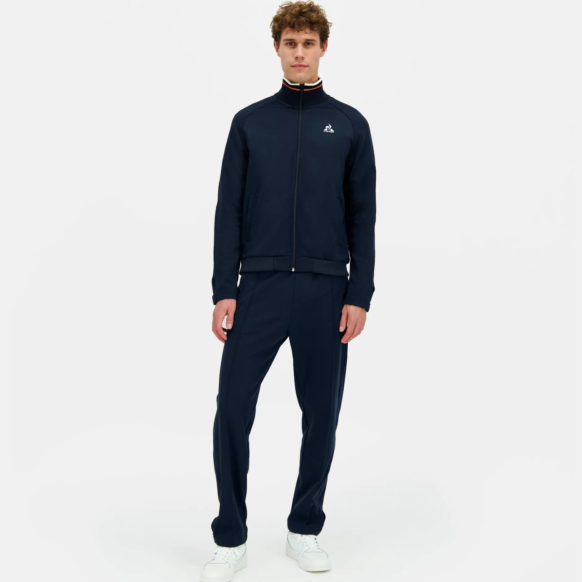 Flash Sale Le Coq Sportif HéritageVeste zippée bleu marine Homme Skycaptain