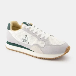 Clearance Le Coq Sportif JET STAR_2Chaussures JET STAR_2 Homme Opticalwhite/trekkinggreen