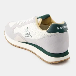 Clearance Le Coq Sportif JET STAR_2Chaussures JET STAR_2 Homme Opticalwhite/trekkinggreen