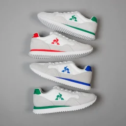 Hot Le Coq Sportif JET STAR_2Chaussures JET STAR_2 Homme Opticalwhite/jollygreen