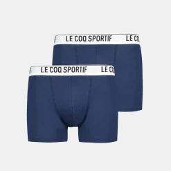 Sale Le Coq Sportif Lot 2 Boxers Homme Dressblue/dressblue