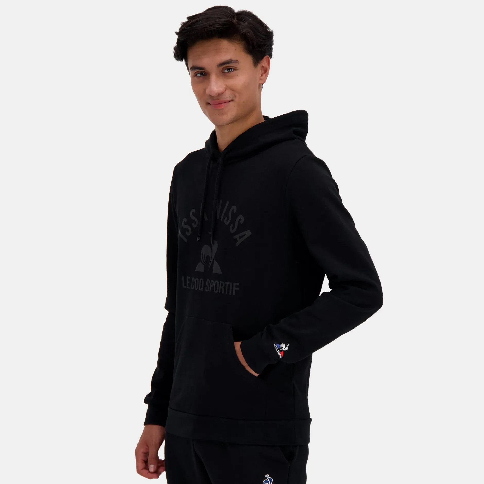 Discount Le Coq Sportif OGC NiceSweat à capuche Homme Black