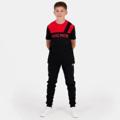 Outlet Le Coq Sportif OGC NiceT-shirt Enfant Black/redn