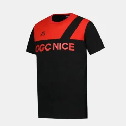 Outlet Le Coq Sportif OGC NiceT-shirt Enfant Black/redn