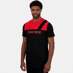 Online Le Coq Sportif OGC NiceT-shirt Homme Black/redn