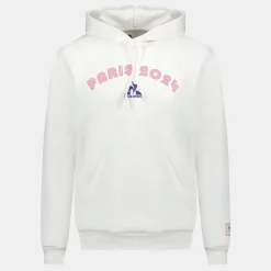 New Le Coq Sportif Paris 2024 | Sweat à capuche Homme Marshmallow