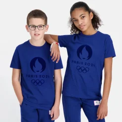 Clearance Le Coq Sportif Paris 2024 | T-shirt Enfant Bluedepths