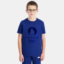 Clearance Le Coq Sportif Paris 2024 | T-shirt Enfant Bluedepths