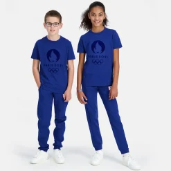 Clearance Le Coq Sportif Paris 2024 | T-shirt Enfant Bluedepths