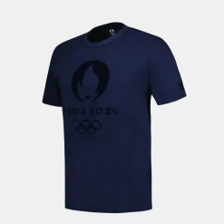 Best Sale Le Coq Sportif Paris 2024 | T-shirt Unisexe Bleunuit