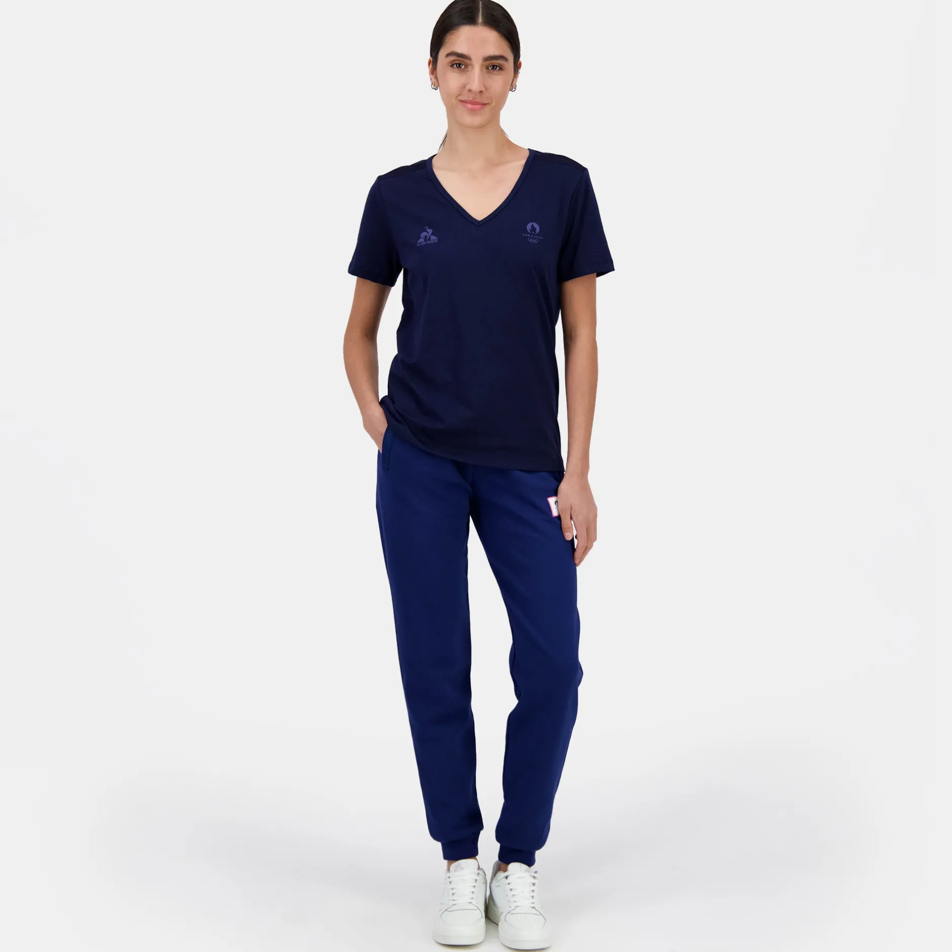 Flash Sale Le Coq Sportif Paris 2024 | T-shirt Femme Bleunuit