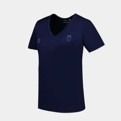 Flash Sale Le Coq Sportif Paris 2024 | T-shirt Femme Bleunuit