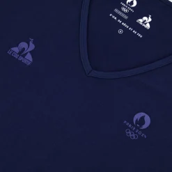 Flash Sale Le Coq Sportif Paris 2024 | T-shirt Femme Bleunuit