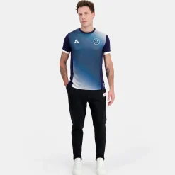 Discount Le Coq Sportif Paris 2024 | T-shirt Homme Bleunuit/marshmallow