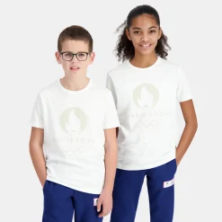 Best Le Coq Sportif Paris 2024 | T-shirt Enfant Marshmallow