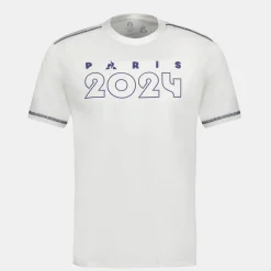 Discount Le Coq Sportif Paris 2024 | T-shirt Homme Marshmallow