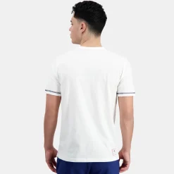 Discount Le Coq Sportif Paris 2024 | T-shirt Homme Marshmallow