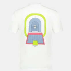 Online Le Coq Sportif Paris 2024 | T-shirt capsule Saint-Denis Unisexe Newopticalwhite