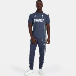 Fashion Le Coq Sportif Équipe de France Olympique | Paris 2024Maillot Équipe de France Homme Insigniablue