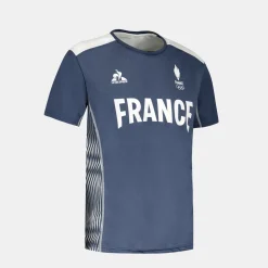 Fashion Le Coq Sportif Équipe de France Olympique | Paris 2024Maillot Équipe de France Homme Insigniablue