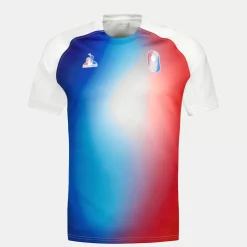 Sale Le Coq Sportif Équipe de France Olympique | Paris 2024Maillot performance rugby Équipe de France Homme Marshmallow/gradiantbbr