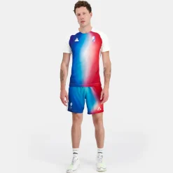 Sale Le Coq Sportif Équipe de France Olympique | Paris 2024Maillot performance rugby Équipe de France Homme Marshmallow/gradiantbbr
