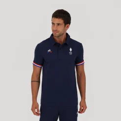 New Le Coq Sportif Équipe de France OlympiquePolo Homme Dressblues
