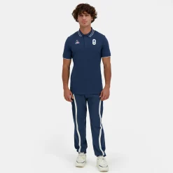 Hot Le Coq Sportif Équipe de France Olympique | Paris 2024Polo Équipe de France Homme Insigniablue