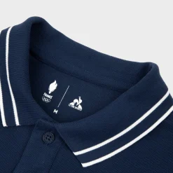 Hot Le Coq Sportif Équipe de France Olympique | Paris 2024Polo Équipe de France Homme Insigniablue