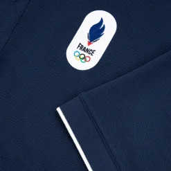 Hot Le Coq Sportif Équipe de France Olympique | Paris 2024Polo Équipe de France Homme Insigniablue