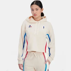 Store Le Coq Sportif Équipe de France Olympique | Paris 2024Sweat à capuche Équipe de France Femme