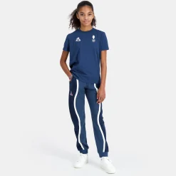 Clearance Le Coq Sportif Équipe de France Olympique | Paris 2024T-shirt Équipe de France Enfant Insigniablue