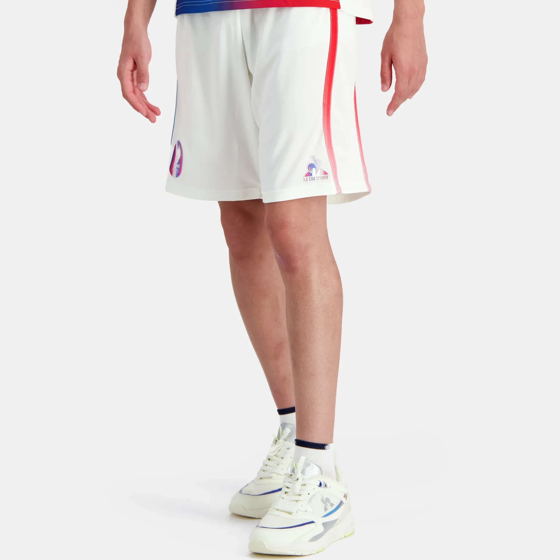 Hot Le Coq Sportif Équipe de France Olympique | Paris 2024Short Homme Marshmallow/gradiantbbr