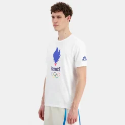 Cheap Le Coq Sportif Équipe de France Olympique | Paris 2024T-shirt Équipe de France Homme
