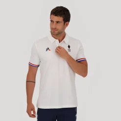 Best Le Coq Sportif Équipe de France OlympiquePolo Homme Newopticalwhite