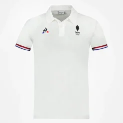 Best Le Coq Sportif Équipe de France OlympiquePolo Homme Newopticalwhite
