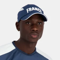 Hot Le Coq Sportif Équipe de France Olympique | Paris 2024Casquette Équipe de France Unisexe Insigniablue