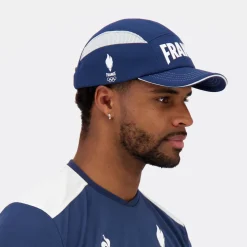 Hot Le Coq Sportif Équipe de France Olympique | Paris 2024Casquette Équipe de France Unisexe Insigniablue