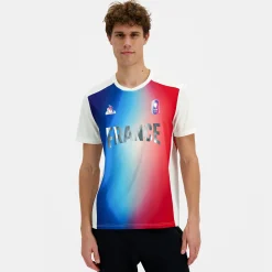Hot Le Coq Sportif Équipe de France Olympique | Paris 2024Maillot Équipe de France Homme Marshmallow/gradiantbbr