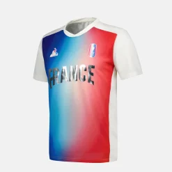 Hot Le Coq Sportif Équipe de France Olympique | Paris 2024Maillot Équipe de France Homme Marshmallow/gradiantbbr