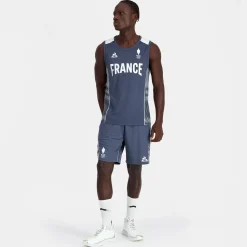 Outlet Le Coq Sportif Équipe de France Olympique | Paris 2024Débardeur training Équipe de France Homme Insigniablue