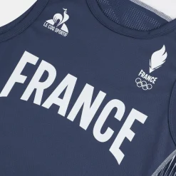 Outlet Le Coq Sportif Équipe de France Olympique | Paris 2024Débardeur training Équipe de France Homme Insigniablue