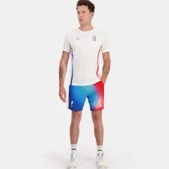 Sale Le Coq Sportif Équipe de France Olympique | Paris 2024Maillot Équipe de France Homme Marshmallow