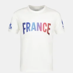 Fashion Le Coq Sportif Équipe de France Olympique | Paris 2024T-shirt Équipe de France Enfant