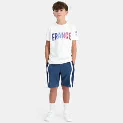 Fashion Le Coq Sportif Équipe de France Olympique | Paris 2024T-shirt Équipe de France Enfant