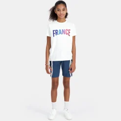 Fashion Le Coq Sportif Équipe de France Olympique | Paris 2024T-shirt Équipe de France Enfant