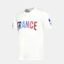 Fashion Le Coq Sportif Équipe de France Olympique | Paris 2024T-shirt Équipe de France Enfant