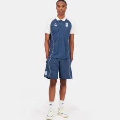 Fashion Le Coq Sportif Équipe de France Olympique | Paris 2024Polo Équipe de France Homme Insigniablue/marshmallow