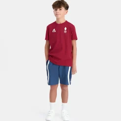 Flash Sale Le Coq Sportif Équipe de France Olympique | Paris 2024T-shirt Équipe de France Enfant Riored